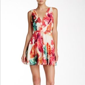Alice + Olivia Cayden Floral Silk Dress - Sz 4